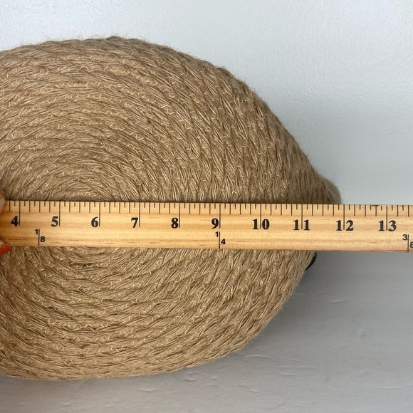 Gap Jute Market Bag Large Hobo Hippie Beach Bohemian Natural Waves Summer Tan - Picture 5 of 10